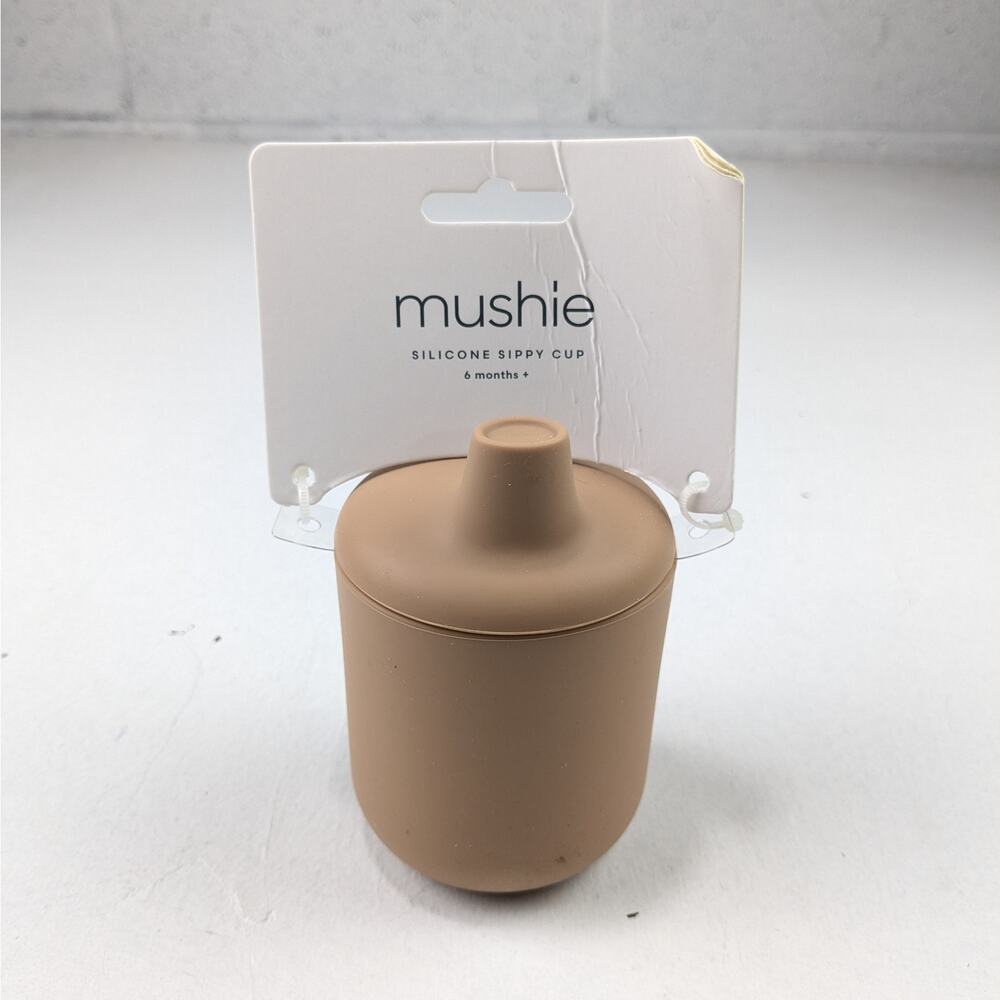 Mushie Silicone Sippy Cup - Natural